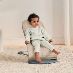 Skråstole & Babygynger|BABYBJORN BabyBjörn Balance Soft Skråstol Woven, Khaki/Beige Grøn/Beige