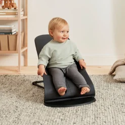 Skråstole & Babygynger|BABYBJORN BabyBjörn Balance Soft Skråstol Woven Jersey, Mørkegrå/Grå Grå