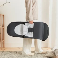 Skråstole & Babygynger|BABYBJORN BabyBjörn Balance Soft Skråstol Woven Jersey, Mørkegrå/Grå Grå
