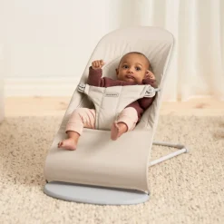 BABYBJORN Skråstole & Babygynger-BabyBjörn Balance Soft Skråstol Woven/Jersey, Lys