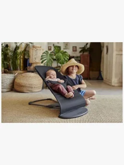 Skråstole & Babygynger|BABYBJORN BabyBjörn Bliss Skråstol 3D Jersey, Sort/grå Sort/Grå