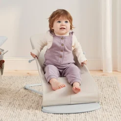 Skråstole & Babygynger|BABYBJORN BabyBjörn Bliss Skråstol 3D Jersey, Lys Beige