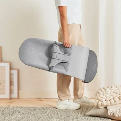 BABYBJORN Skråstole & Babygynger-BabyBjörn Bliss Skråstol 3D Jersey inkl. Legetøj, Lysegrå