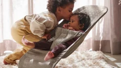 Skråstole & Babygynger|BABYBJORN BabyBjörn Bliss Skråstol Mesh, Grey Beige