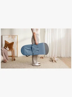 Skråstole & Babygynger|BABYBJORN BabyBjörn Bliss Skråstol Woven Mélange, Blå Blå