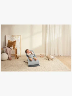 Skråstole & Babygynger|BABYBJORN BabyBjörn Bliss Skråstol Woven, Light Grey Melange Grå