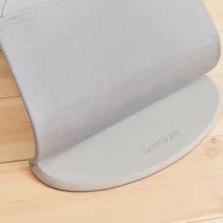 Skråstole & Babygynger|BABYBJORN BabyBjörn Bliss Skråstol Woven Bladmønstret Quilt, Lysegrå Grå