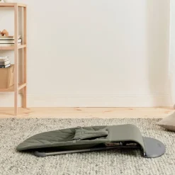 Skråstole & Babygynger|BABYBJORN BabyBjörn Bliss Skråstol Woven Bladmønstret Quilt, Mørkegrøn Grøn