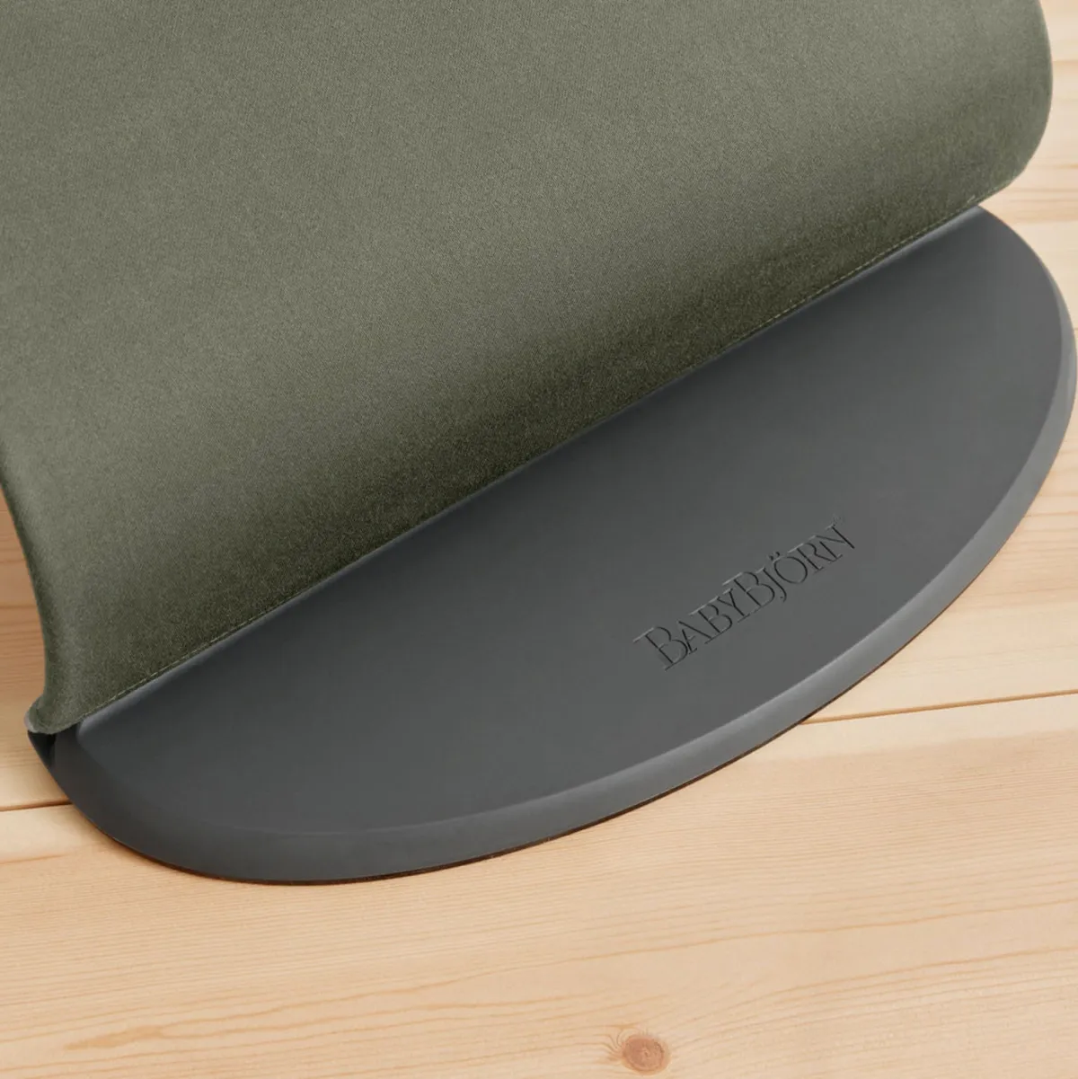 Skråstole & Babygynger|BABYBJORN BabyBjörn Bliss Skråstol Woven Bladmønstret Quilt, Mørkegrøn Grøn