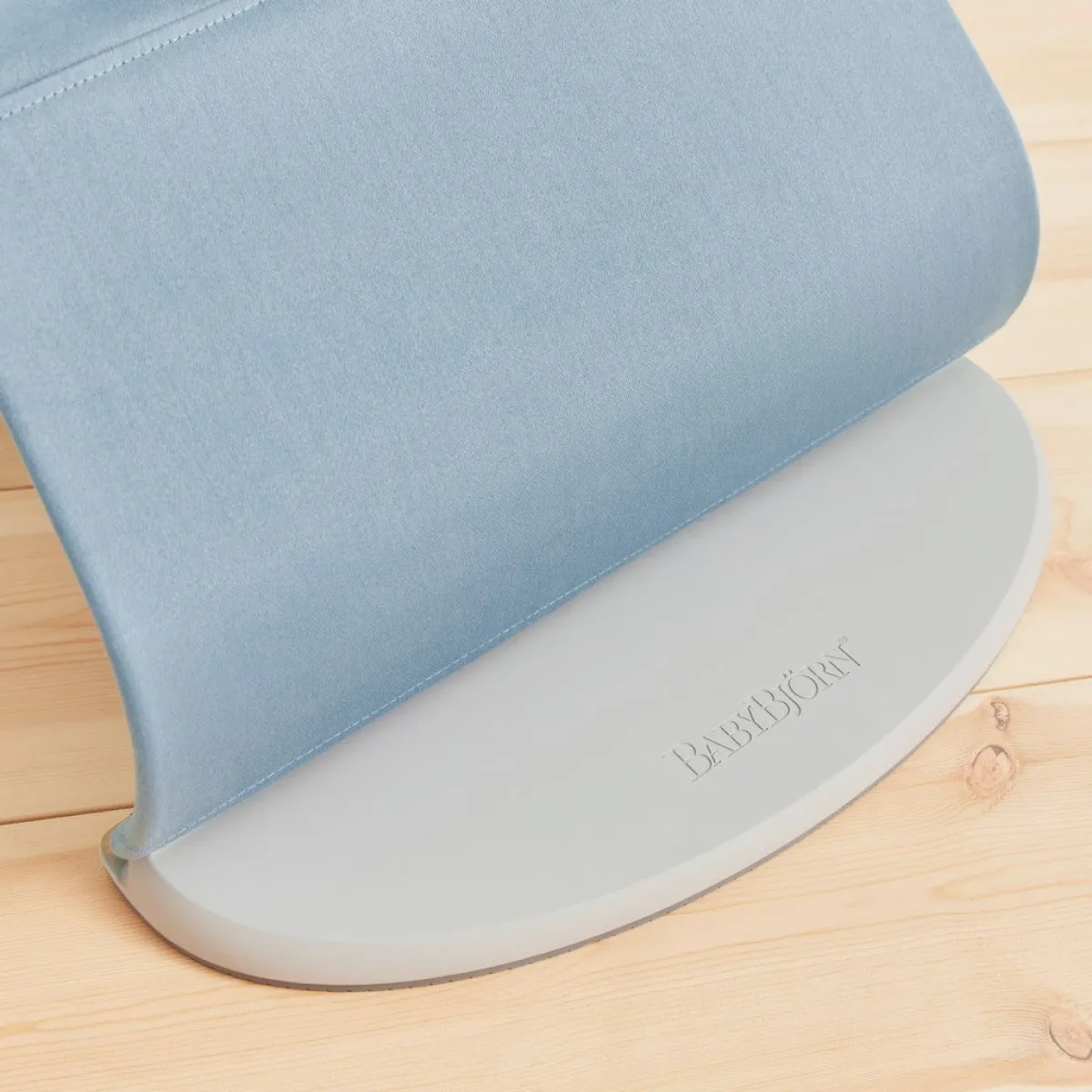 Skråstole & Babygynger|BABYBJORN BabyBjörn Bliss Skråstol Woven Bladmønstret Quilt, Blå Blå