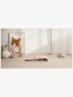Skråstole & Babygynger|BABYBJORN BabyBjörn Bliss Skråstol Woven, Light Pink Melange Lyserød