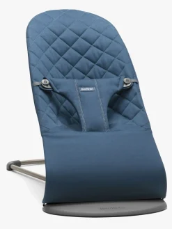 Skråstole & Babygynger|BABYBJORN BabyBjörn Bliss Skråstol Woven Classic Quilt, Midnatsblå Blå