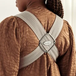 Bæreseler, Strækvikler & Bærestole|BABYBJORN BabyBjörn Bæresele Mini 3D Mesh, Grey Beige Grå/Beige