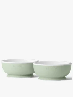 BABYBJORN Spisetid-BabyBjörn Børneskål 2-pak, Lys Grøn