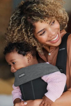 Bæreseler, Strækvikler & Bærestole|Spisetid|BABYBJORN BabyBjörn Hagesmæk til Bæresele Jersey, Mørkegrå