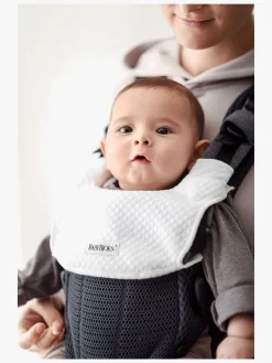 BABYBJORN Bæreseler, Strækvikler & Bærestole-BabyBjörn Hagesmæk til Harmony Bæresele, Hvid