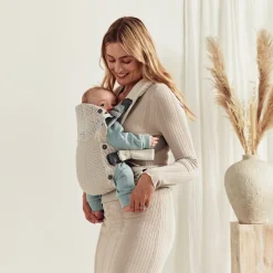 Bæreseler, Strækvikler & Bærestole|BABYBJORN BabyBjörn Harmony Bæresele 3D Mesh, Off White Beige
