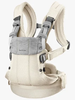 Bæreseler, Strækvikler & Bærestole|BABYBJORN BabyBjörn Harmony Bæresele 3D Mesh, Off White Beige