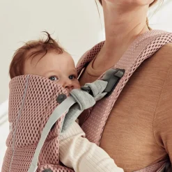 Bæreseler, Strækvikler & Bærestole|BABYBJORN BabyBjörn Harmony Bæresele 3D Mesh, Lyserød Lyserød