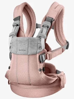 Bæreseler, Strækvikler & Bærestole|BABYBJORN BabyBjörn Harmony Bæresele 3D Mesh, Lyserød Lyserød