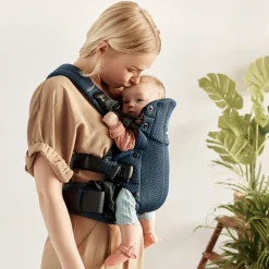 Bæreseler, Strækvikler & Bærestole|BABYBJORN BabyBjörn Harmony Bæresele 3D Mesh, Navy Blue Blå