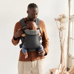 Bæreseler, Strækvikler & Bærestole|BABYBJORN BabyBjörn Harmony Bæresele 3D Mesh, Anthracite Grå