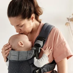 Bæreseler, Strækvikler & Bærestole|BABYBJORN BabyBjörn Harmony Bæresele 3D Mesh, Anthracite Grå