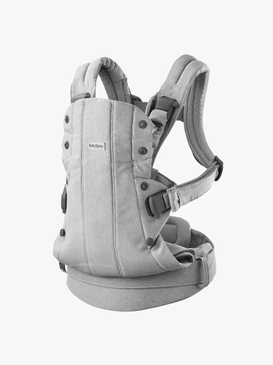 Bæreseler, Strækvikler & Bærestole|BABYBJORN BabyBjörn Harmony Bæresele Woven, Light Grey Melange Grå