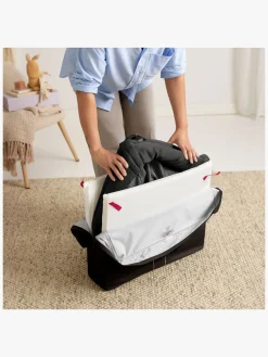 Børnesenge & Tilbehør|BABYBJORN BabyBjörn Light Weekendseng, Black inkl. Overtrækslagen