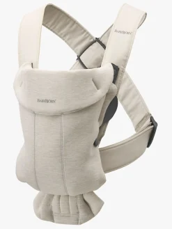 Bæreseler, Strækvikler & Bærestole|BABYBJORN BabyBjörn Mini Bæresele 3D Jersey, Lys Beige