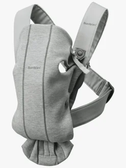 Bæreseler, Strækvikler & Bærestole|BABYBJORN BabyBjörn Mini Bæresele 3D Jersey, Light grey Grå