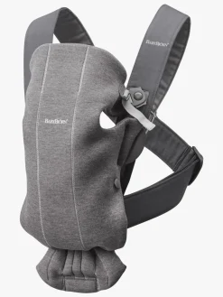 Bæreseler, Strækvikler & Bærestole|BABYBJORN BabyBjörn Mini Bæresele 3D Jersey, Dark grey Grå