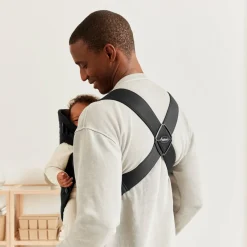 Bæreseler, Strækvikler & Bærestole|BABYBJORN Babybjörn Mini Bæresele Woven, Sort