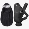 Bæreseler, Strækvikler & Bærestole|BABYBJORN Babybjörn Mini Bæresele Woven inkl. Betræk, Sort