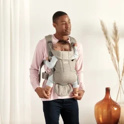 Bæreseler, Strækvikler & Bærestole|BABYBJORN BabyBjörn Move Bæresele 3D Mesh, Grey Beige Grå