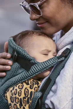 Bæreseler, Strækvikler & Bærestole|BABYBJORN BabyBjörn Move Bæresele 3D Mesh, Sage Green Grøn