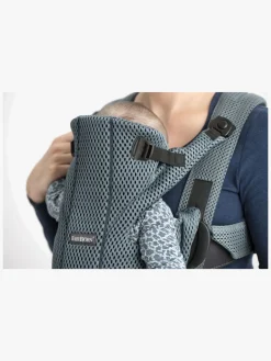 Bæreseler, Strækvikler & Bærestole|BABYBJORN BabyBjörn Move Bæresele 3D Mesh, Sage Green Grøn