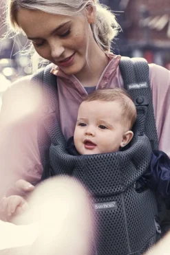 Bæreseler, Strækvikler & Bærestole|BABYBJORN BabyBjörn Move Bæresele 3D Mesh, Anthracite Grå