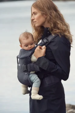 Bæreseler, Strækvikler & Bærestole|BABYBJORN BabyBjörn One Air Bæresele Mesh, Antracitgrå Grå
