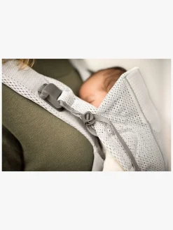 BABYBJORN Bæreseler, Strækvikler & Bærestole-BabyBjörn One Air Bæresele Mesh, Sølv
