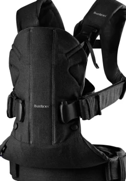 Bæreseler, Strækvikler & Bærestole|BABYBJORN BabyBjörn One Bæresele Woven, Sort