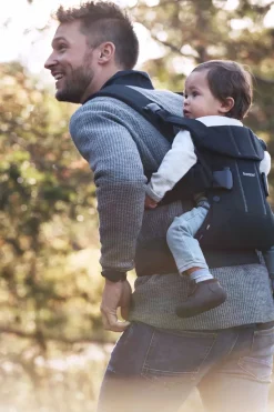 Bæreseler, Strækvikler & Bærestole|BABYBJORN BabyBjörn One Bæresele Woven, Sort