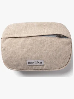 BABYBJORN Bæreseler, Strækvikler & Bærestole-BabyBjörn Opbevaringslomme Bæresele Woven, Light Beige Melange