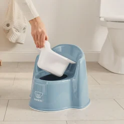 BABYBJORN Badeværelset-BabyBjörn Pottestol, Deep Blue/White