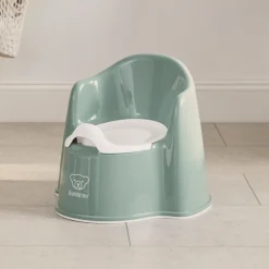 Badeværelset|BABYBJORN BabyBjörn Pottestol, Deep Green/White Grøn