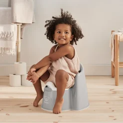 Badeværelset|BABYBJORN BabyBjörn Pottestol, Grey/White Grå