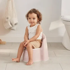 BABYBJORN Badeværelset-BabyBjörn Pottestol, Powder Pink/White