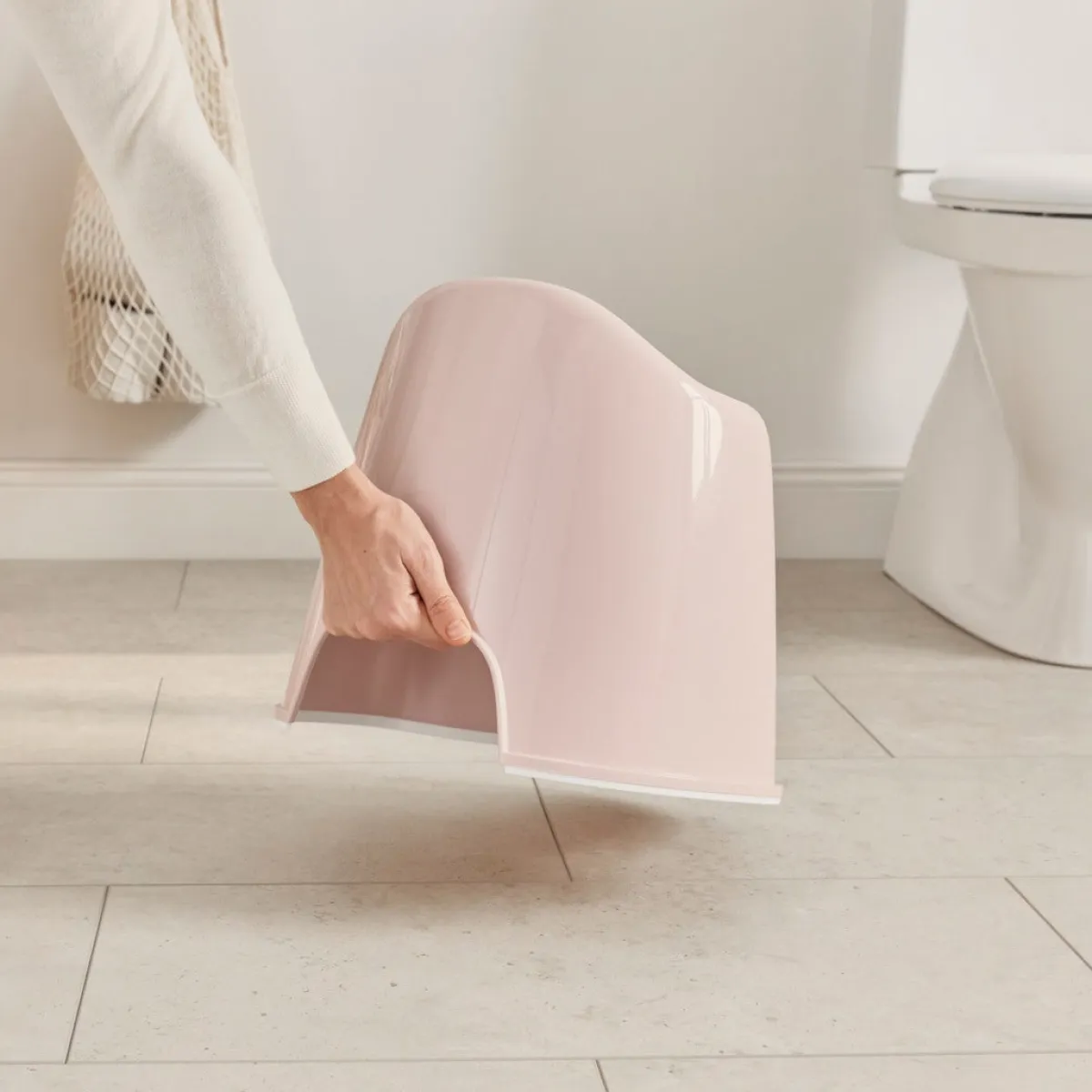 BABYBJORN Badeværelset-BabyBjörn Pottestol, Powder Pink/White