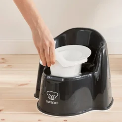 Badeværelset|BABYBJORN BabyBjörn Pottestol, Sort/Hvid