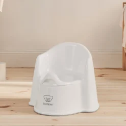 BABYBJORN Badeværelset-BabyBjörn Pottestol, White/Grey